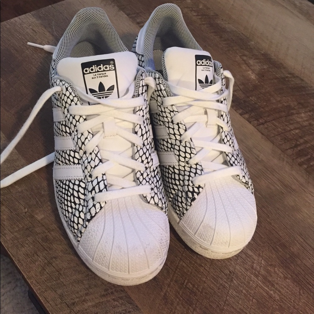 Shell toed adidas